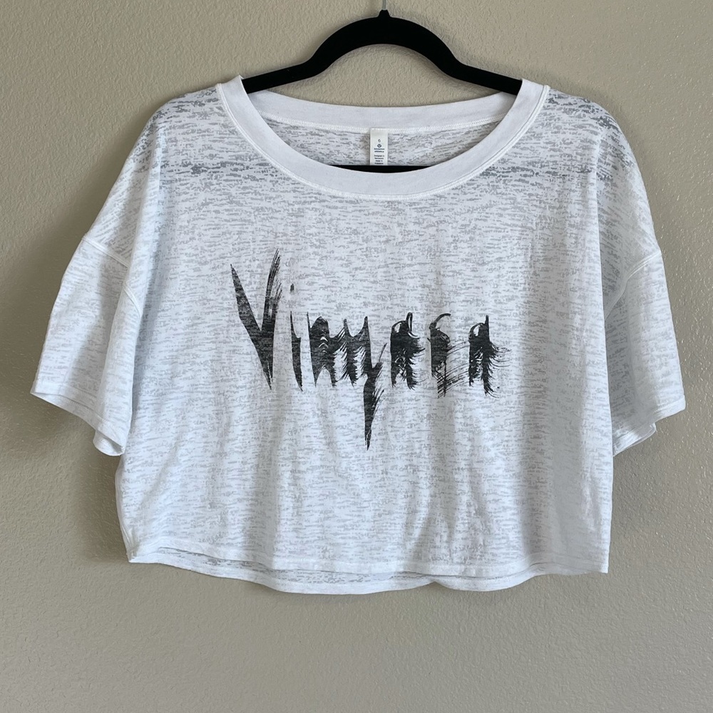 Lululemon Vinyasa Crop Top Size 6 Like New